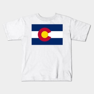 Colorado State Flag Kids T-Shirt